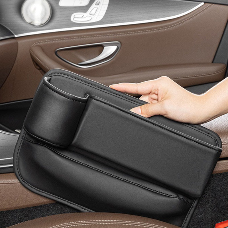 Car Leather Cup Holder Gap Bag