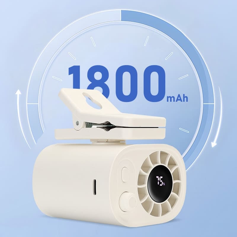 Car Clip On Fan with LED Display